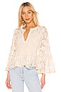 view 1 of 5 Tanisa Top in Beaded Ivory Lace