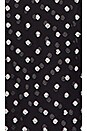 view 6 of 6 Calixte Top in Black Embroidered Dot