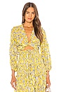 view 1 of 4 Odilo Top in Citron Floral