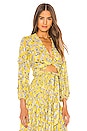 view 2 of 4 Odilo Top in Citron Floral