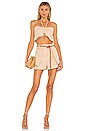 view 4 of 4 Addy Linen Twill Halter Top in Fawn