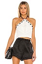 view 1 of 4 Bettie Knit Halter Top in White