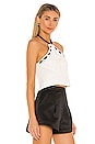 view 2 of 4 Bettie Knit Halter Top in White