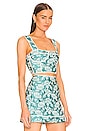 view 2 of 4 Vanish Top in Turquoise