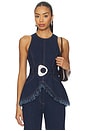 view 1 of 4 Reed Top in Denim