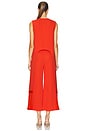 view 3 of 3 Rennes Top in Red Orange