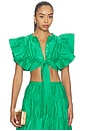 view 1 of 4 VARENNA 탑 in Emerald