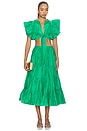 view 4 of 4 VARENNA 탑 in Emerald