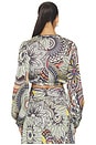 view 3 of 4 Colmar Top in Medallion Print