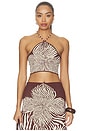 view 1 of 5 Gala Top in Brown Blossom