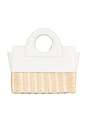 view 2 of 8 Penelope Petite Rattan Bag in Blanc