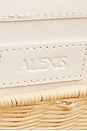 view 6 of 8 Penelope Petite Rattan Bag in Blanc