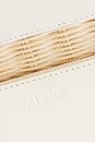view 7 of 8 Penelope Petite Rattan Bag in Blanc