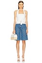 view 8 of 8 Penelope Petite Rattan Bag in Blanc