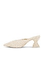 view 5 of 5 Madeline Mule in Natural & Off White