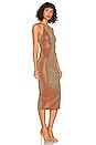 view 2 of 4 Shiloh Dress in Iridescent Copper