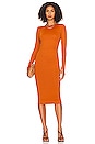 view 2 of 3 Eden Midi Dress in Rust