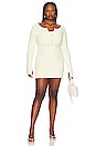view 8 of 8 Cleo Mini Dress in Bone