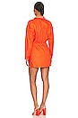view 3 of 4 Phoebe Crystal Collar Mini Dress in Clementine