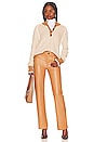 view 4 of 4 Jay Faux Leather Pant in Sable