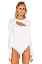 view 2 of 5 Summit Bodysuit in White
