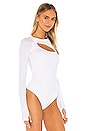 view 3 of 5 Summit Bodysuit in White