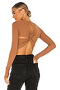 view 1 of 5 TOP CROPPED COLES in Cognac