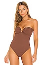 view 2 of 5 Porter Bodysuit in Chocolate