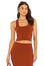 view 1 of 4 Hart Crop Top in Rust
