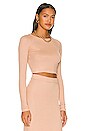 view 3 of 4 Coles Crop Top in Fawn