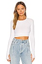 view 1 of 4 Colby Crop Top in White