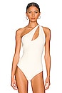 view 2 of 5 Page Bodysuit in Ivory