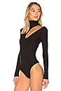 view 3 of 5 Houston Cut Out Bodysuit in Black