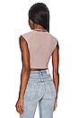 view 3 of 4 Nadine Crop Top in Pewter
