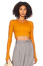 view 1 of 4 Carson Crop Top in Marigold