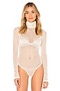 view 2 of 5 GALVIN ボディスーツ in Ivory Mesh