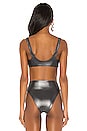 view 3 of 5 TOP BIKINI PORT in Luna Metallic