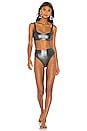 view 4 of 5 TOP BIKINI PORT in Luna Metallic