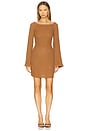view 1 of 3 Eos Dress in Burnt Orange