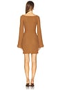 view 3 of 3 Eos Dress in Burnt Orange