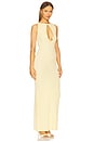 view 2 of 3 Keyhole Maxi Dress in Butter Yellow