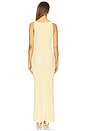 view 3 of 3 Keyhole Maxi Dress in Butter Yellow