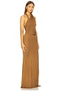 view 2 of 4 Halter Maxi Dress in Tigers Eye