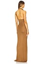 view 4 of 4 Halter Maxi Dress in Tigers Eye