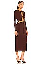 view 2 of 3 Perugia Dress in Brown