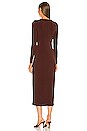 view 4 of 3 Perugia Dress in Brown
