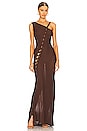 view 1 of 4 Birch Dress in Chocolate