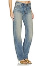 view 2 of 6 Straight Denim Jeans in Beige Wash