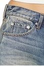 view 6 of 6 Straight Denim Jeans in Beige Wash