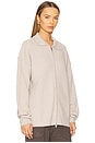 view 3 of 5 Cashmere Collared Zip Up in Beige
